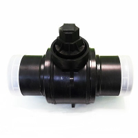 ПЭ Кран шаровый ПЭ100 SDR11 ду 225 с телеск. удлин.1,2-2,0